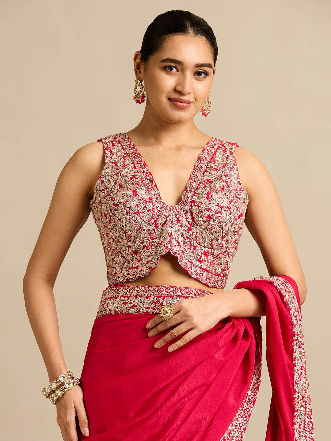 Neema Silk Choli Saree