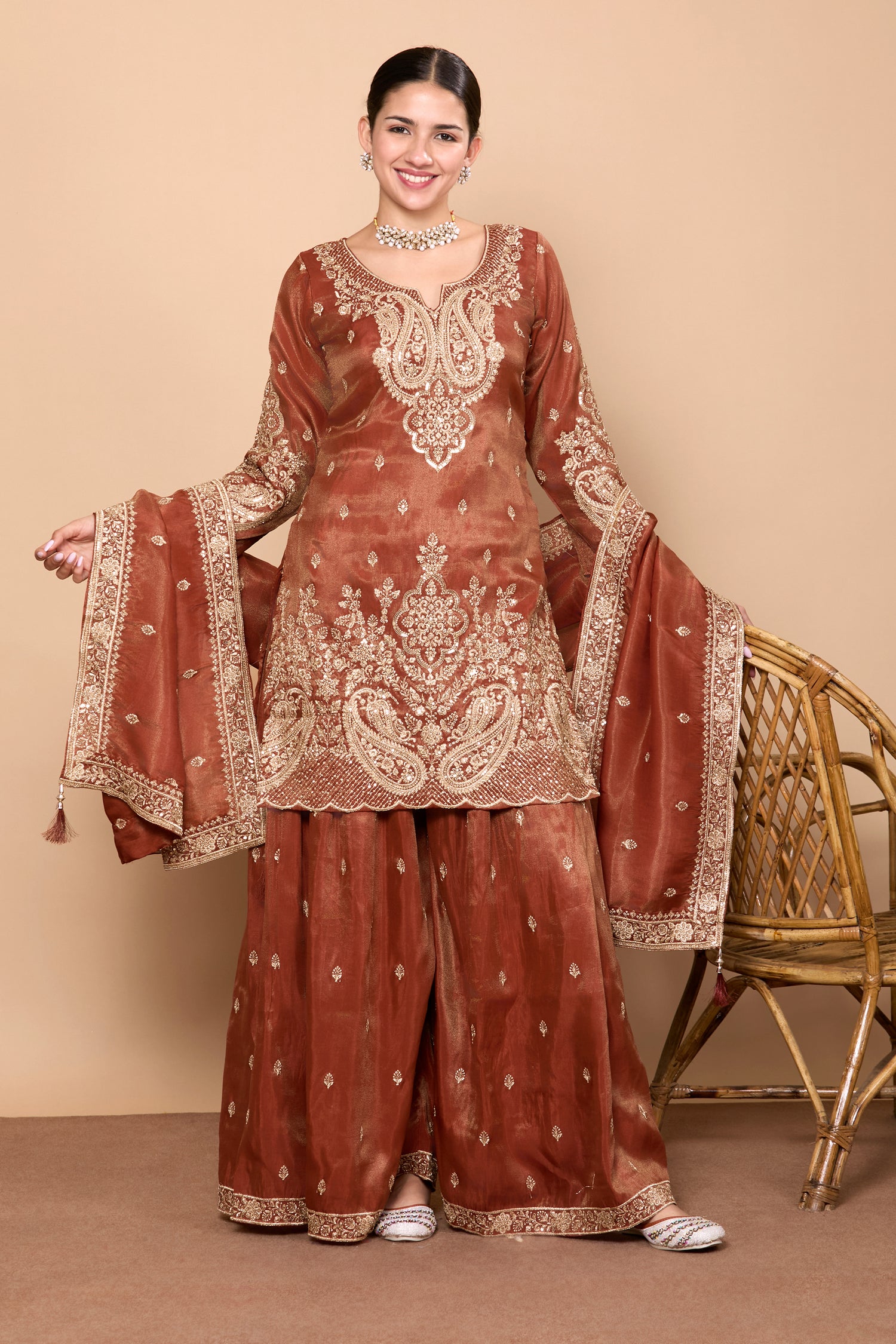 Aditi Palazzo Suit - Roop Darshan