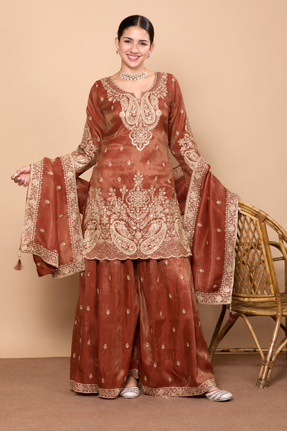 Aditi Palazzo Suit - Roop Darshan