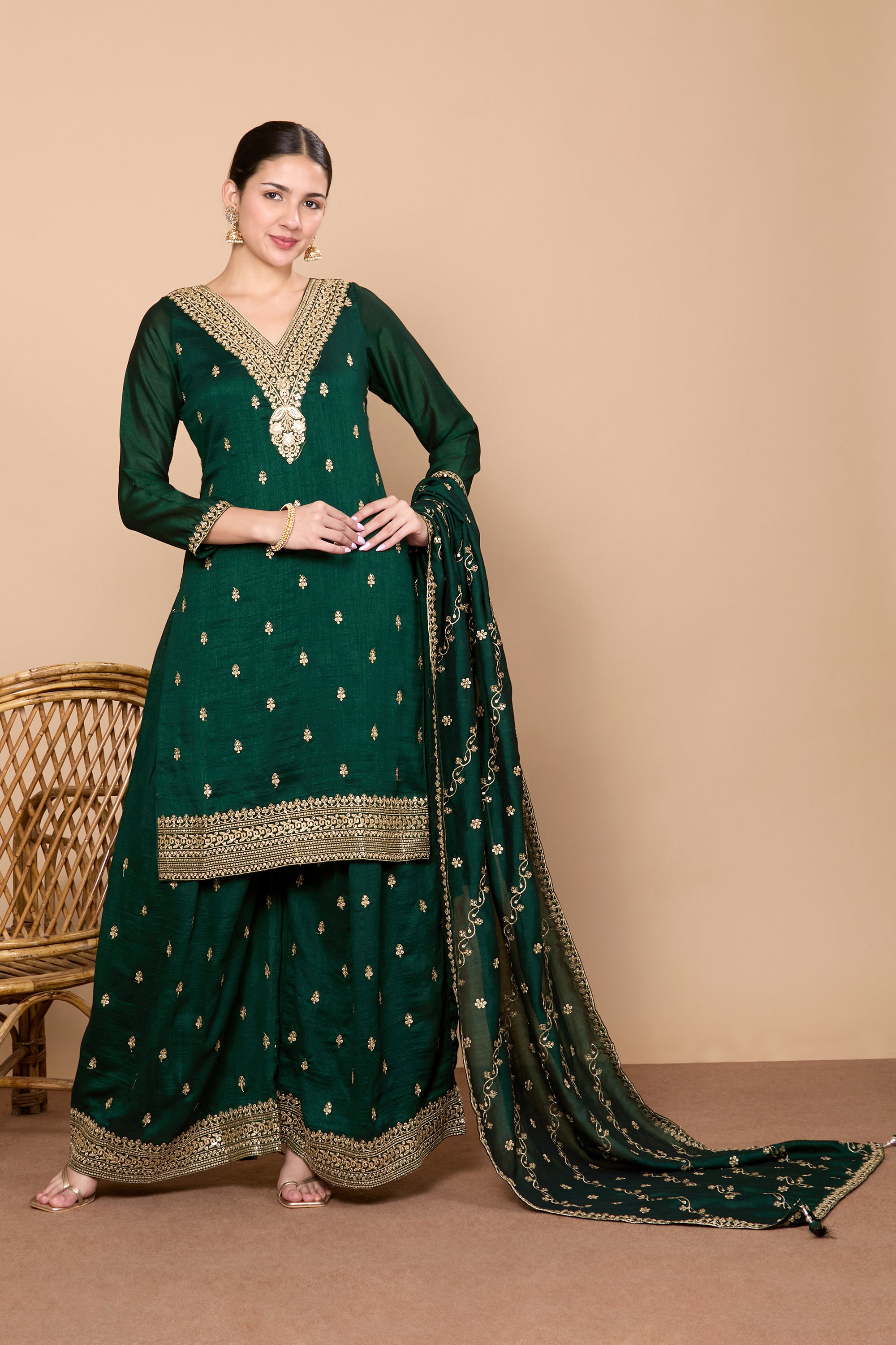 Rajeshri Palazzo Suit - Roop Darshan