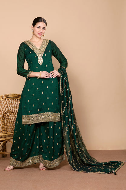 Rajeshri Palazzo Suit - Roop Darshan