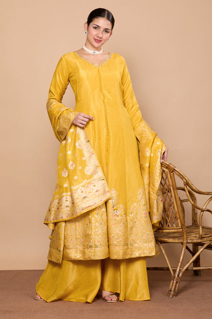 Falguni Flair Palazzo Suit - Roop Darshan