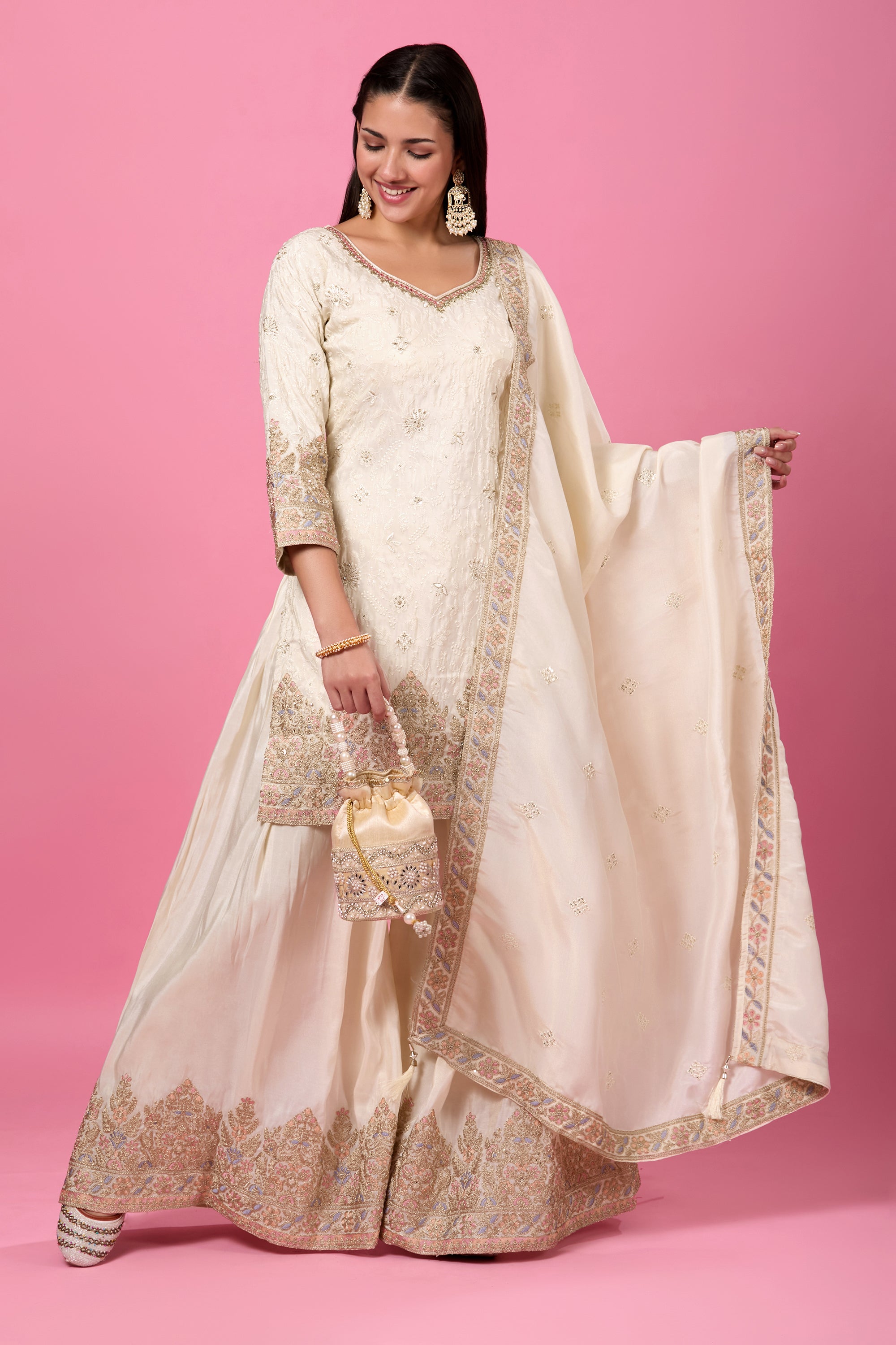 Aarohi Palazzo Suit - Roop Darshan