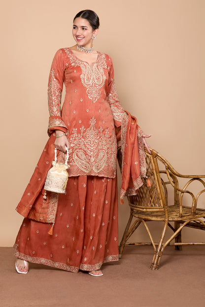 Aditi Palazzo Suit - Roop Darshan