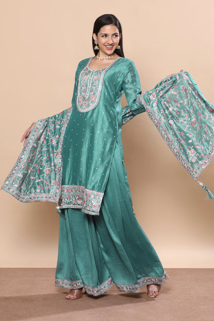Deepali Palazzo Suit - Roop Darshan