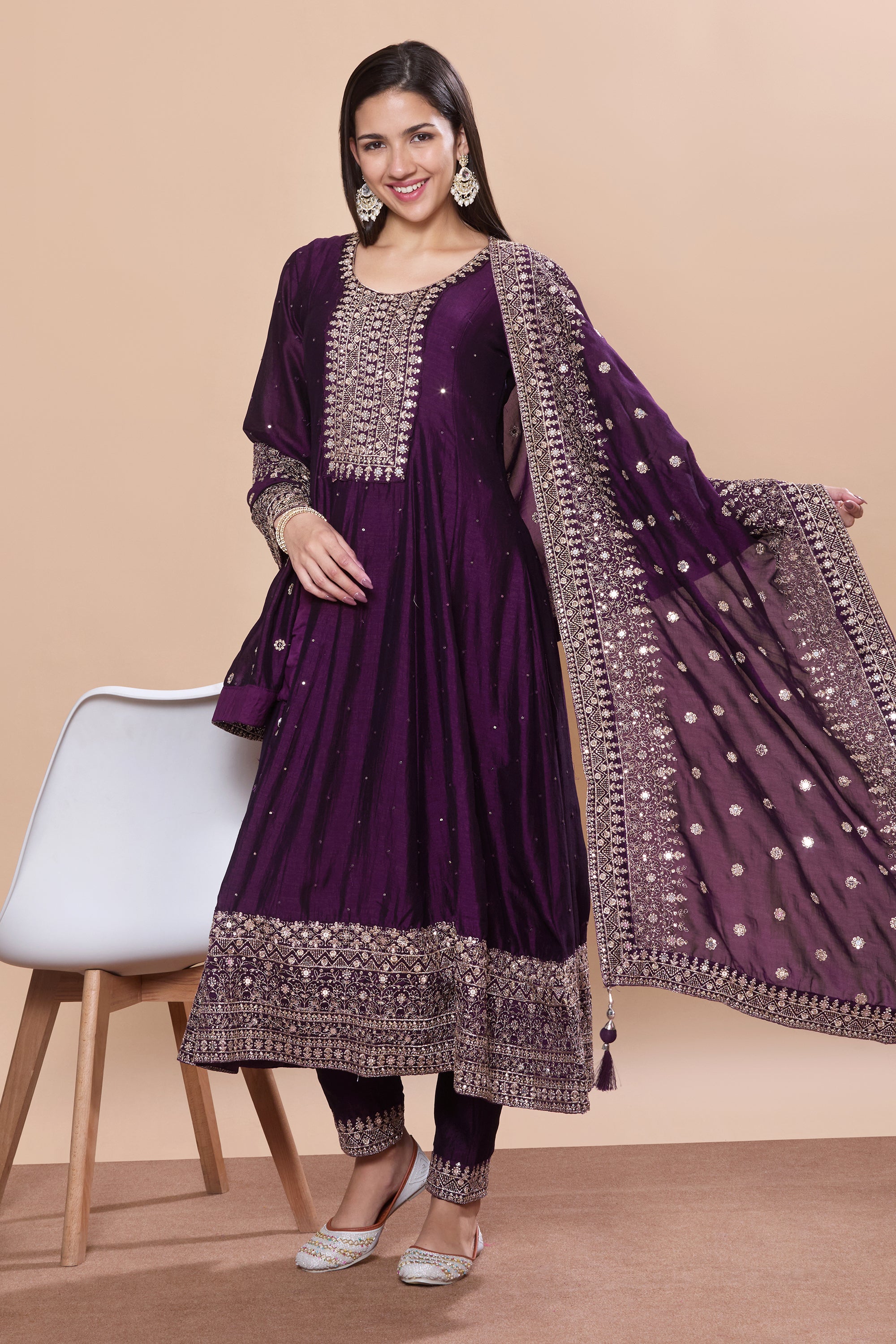 Mahira Flair Kamiz &amp; Pant - Roop Darshan
