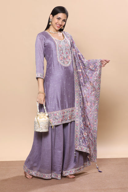 Deepali Palazzo Suit - Roop Darshan