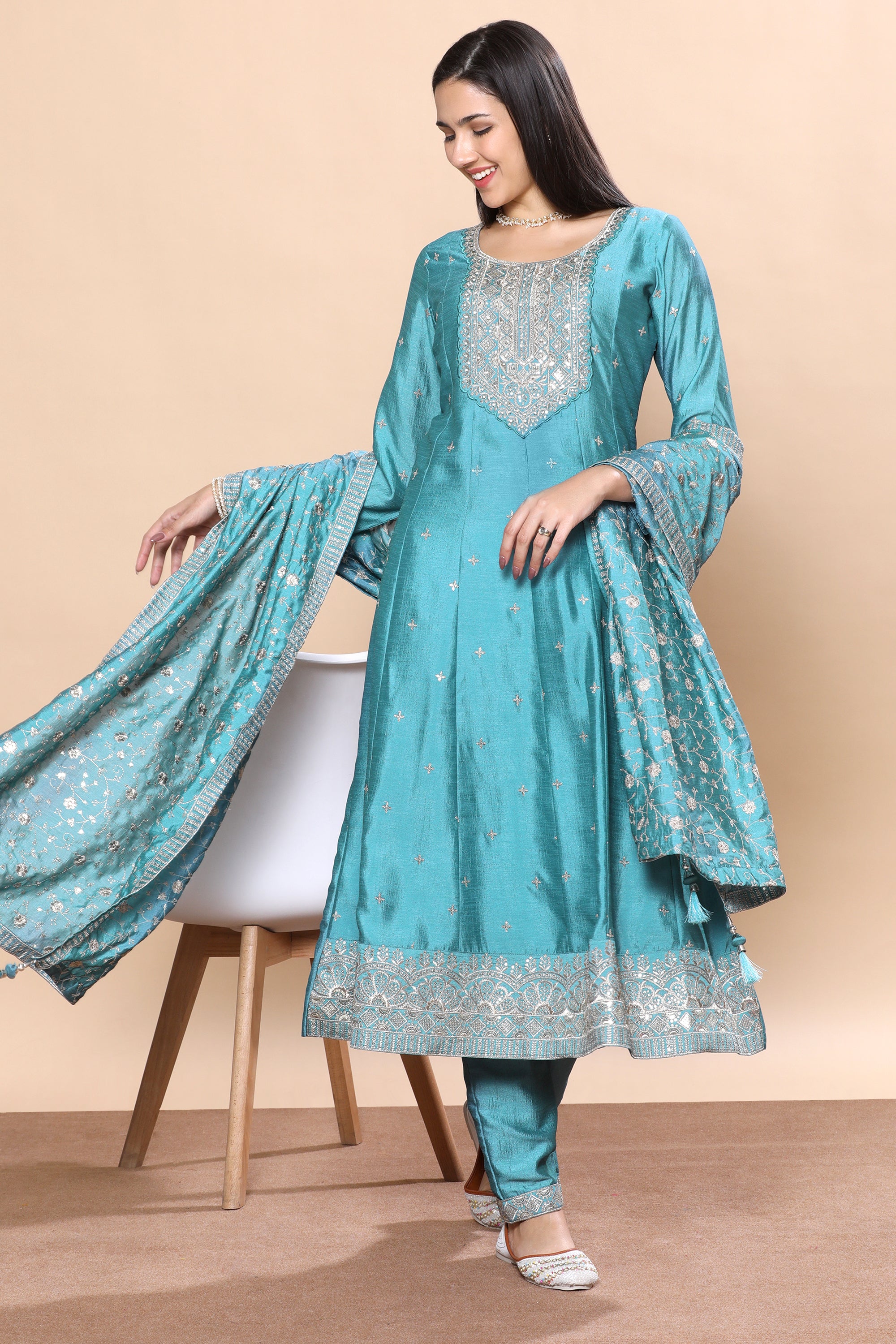 Priyali Flair Kamiz &amp; Pant - Roop Darshan