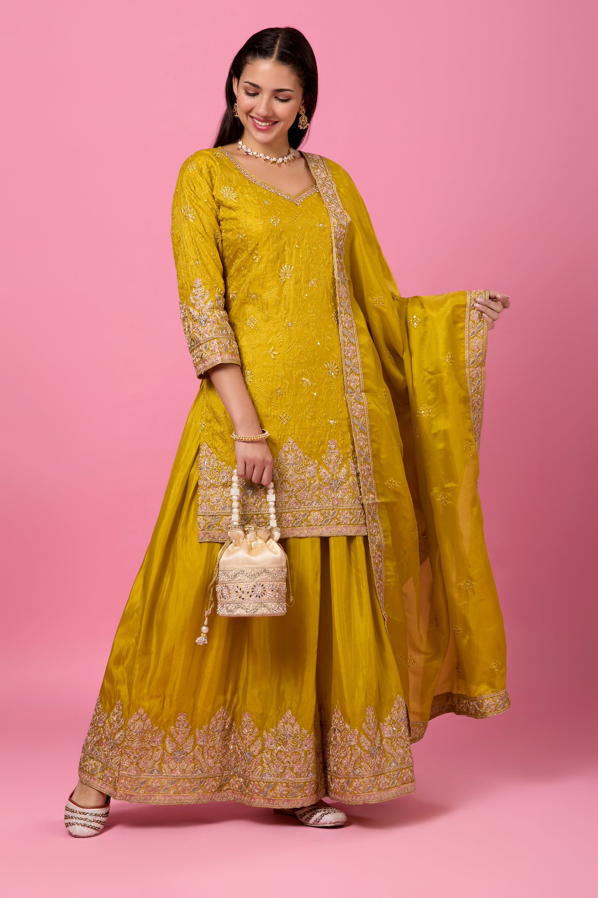 Aarohi Palazzo Suit - Roop Darshan