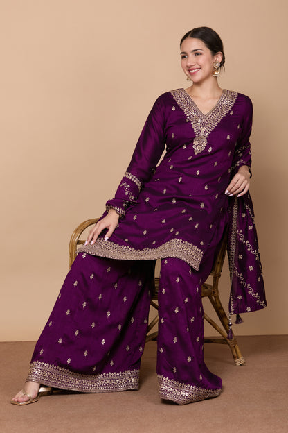 Rajeshri Palazzo Suit - Roop Darshan