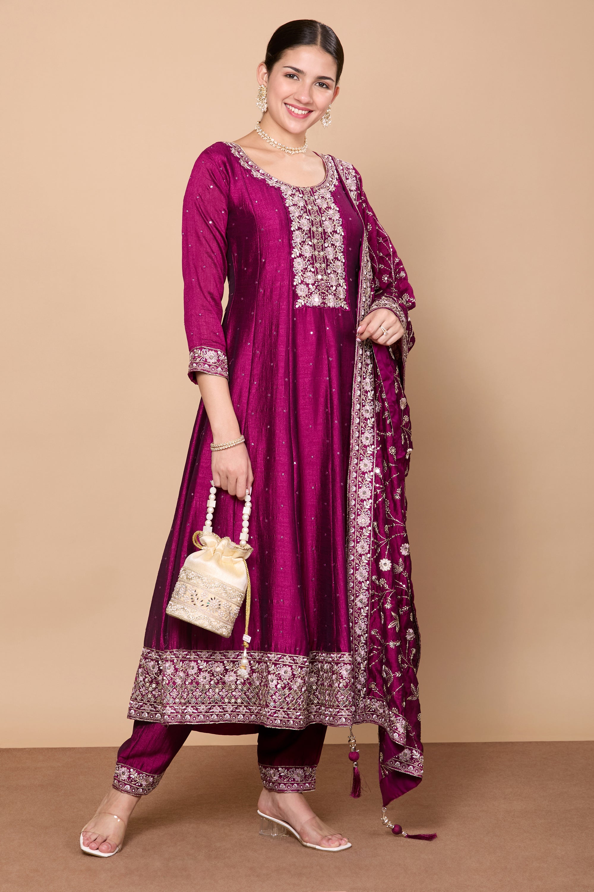 Aarna Flair Kamiz &amp; Pant - Roop Darshan
