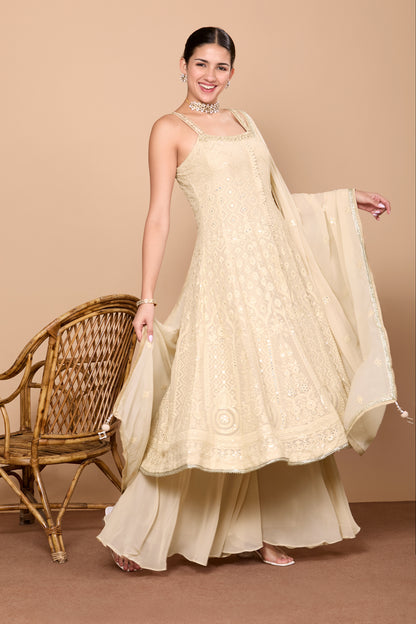 Falak Flair Plazzo Suit - Roop Darshan