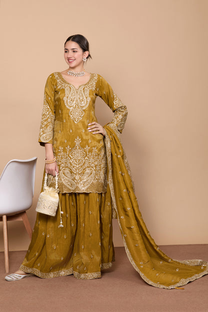 Aditi Palazzo Suit - Roop Darshan