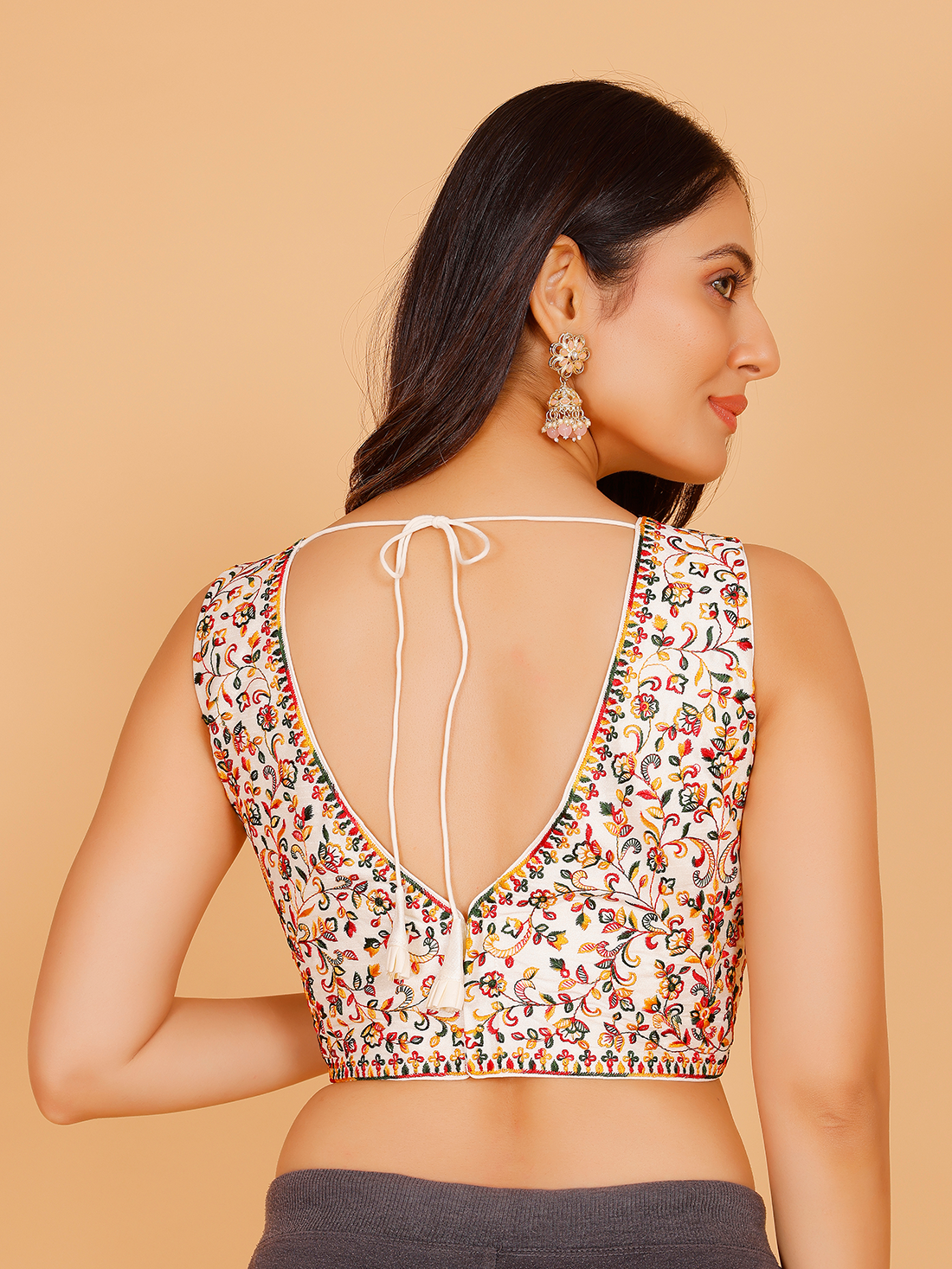 Brocade Silk Blouse