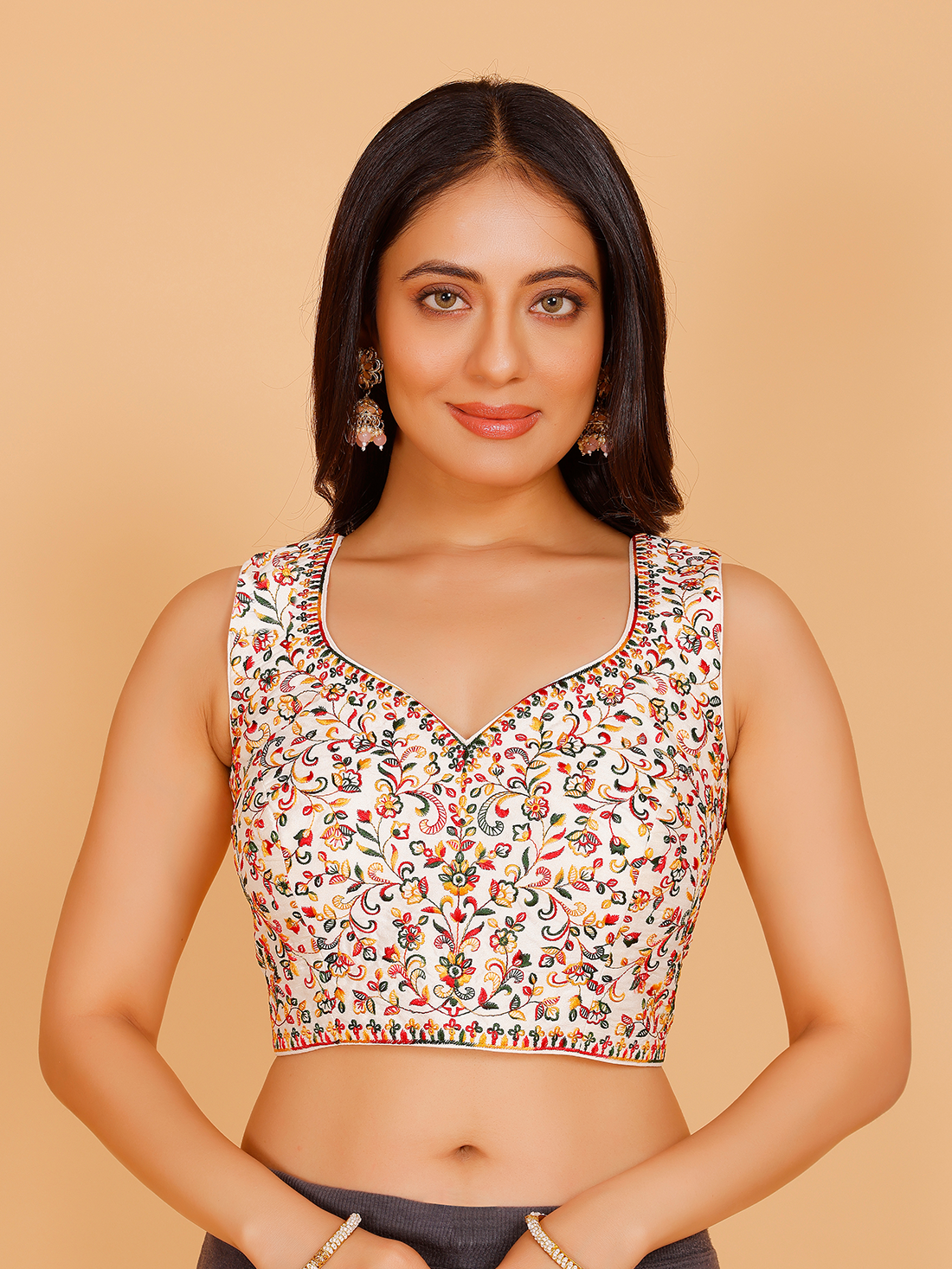 Brocade Silk Blouse
