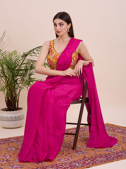 Hazel Ready To Wear Choli Saree