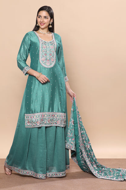 Deepali Palazzo Suit - Roop Darshan