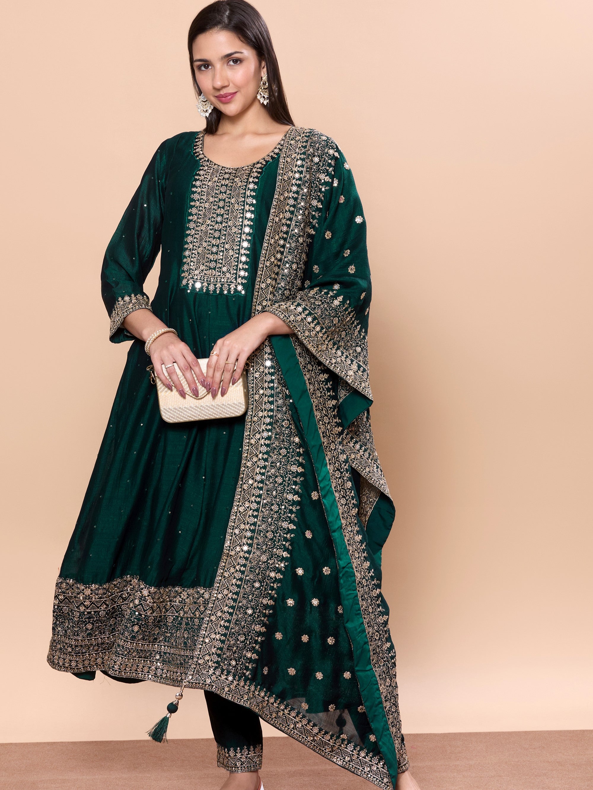 Mahira Flair Kamiz &amp; Pant - Roop Darshan