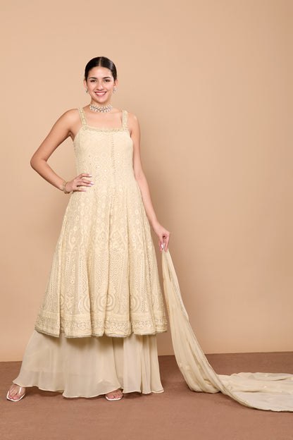 Falak Flair Plazzo Suit - Roop Darshan