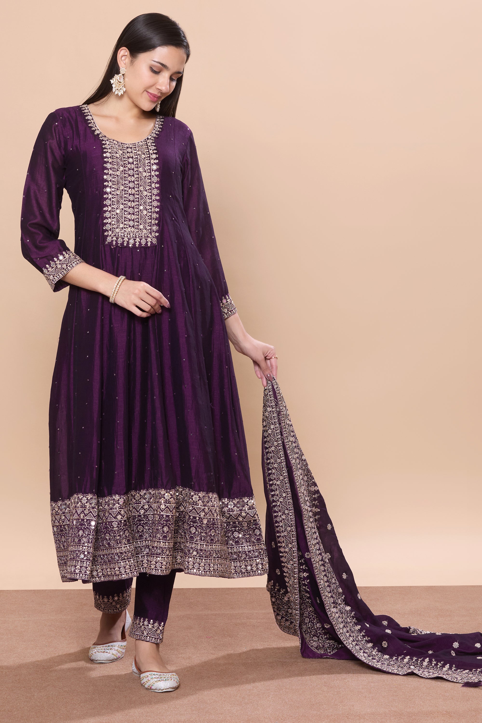 Mahira Flair Kamiz &amp; Pant - Roop Darshan