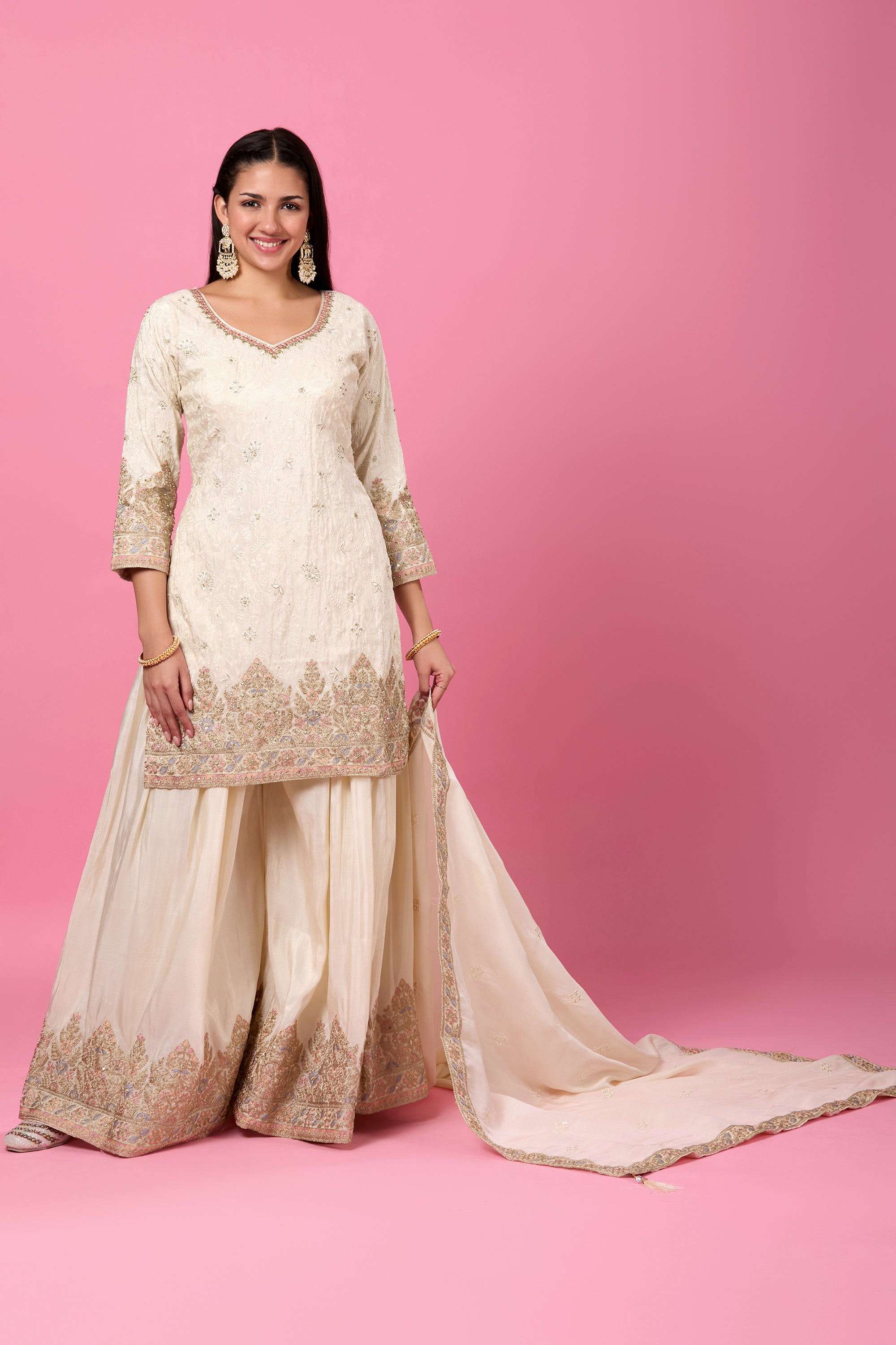 Aarohi Palazzo Suit - Roop Darshan
