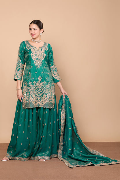 Aditi Palazzo Suit - Roop Darshan