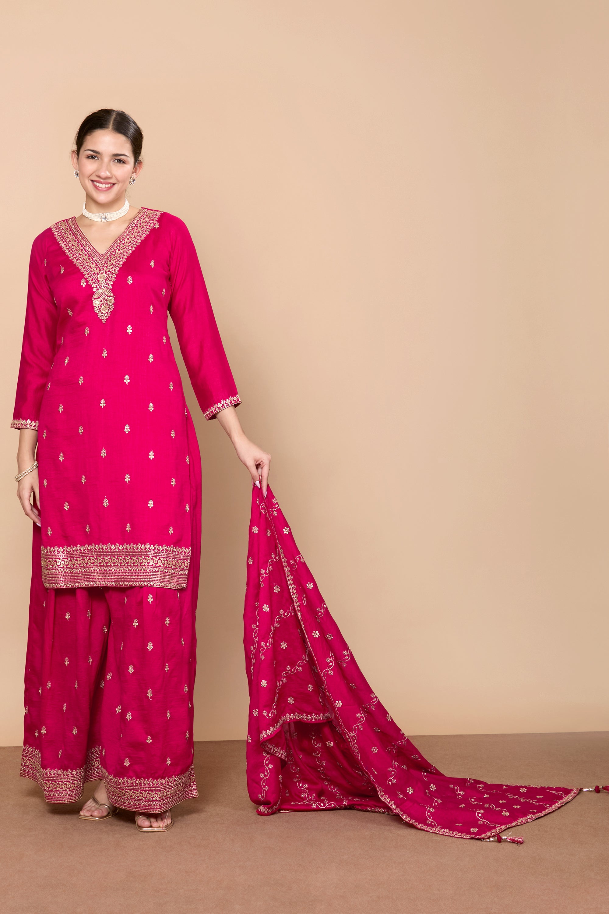Rajeshri Palazzo Suit - Roop Darshan