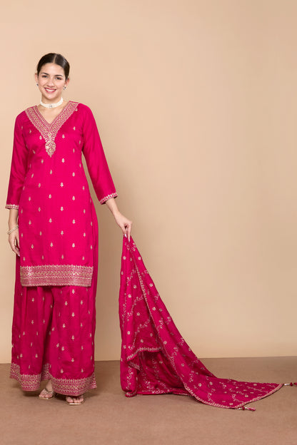 Rajeshri Palazzo Suit - Roop Darshan
