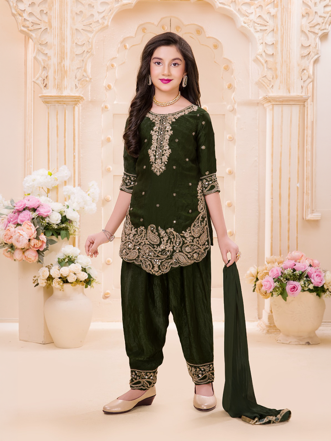 Mahi Tissue Patiala Suit
