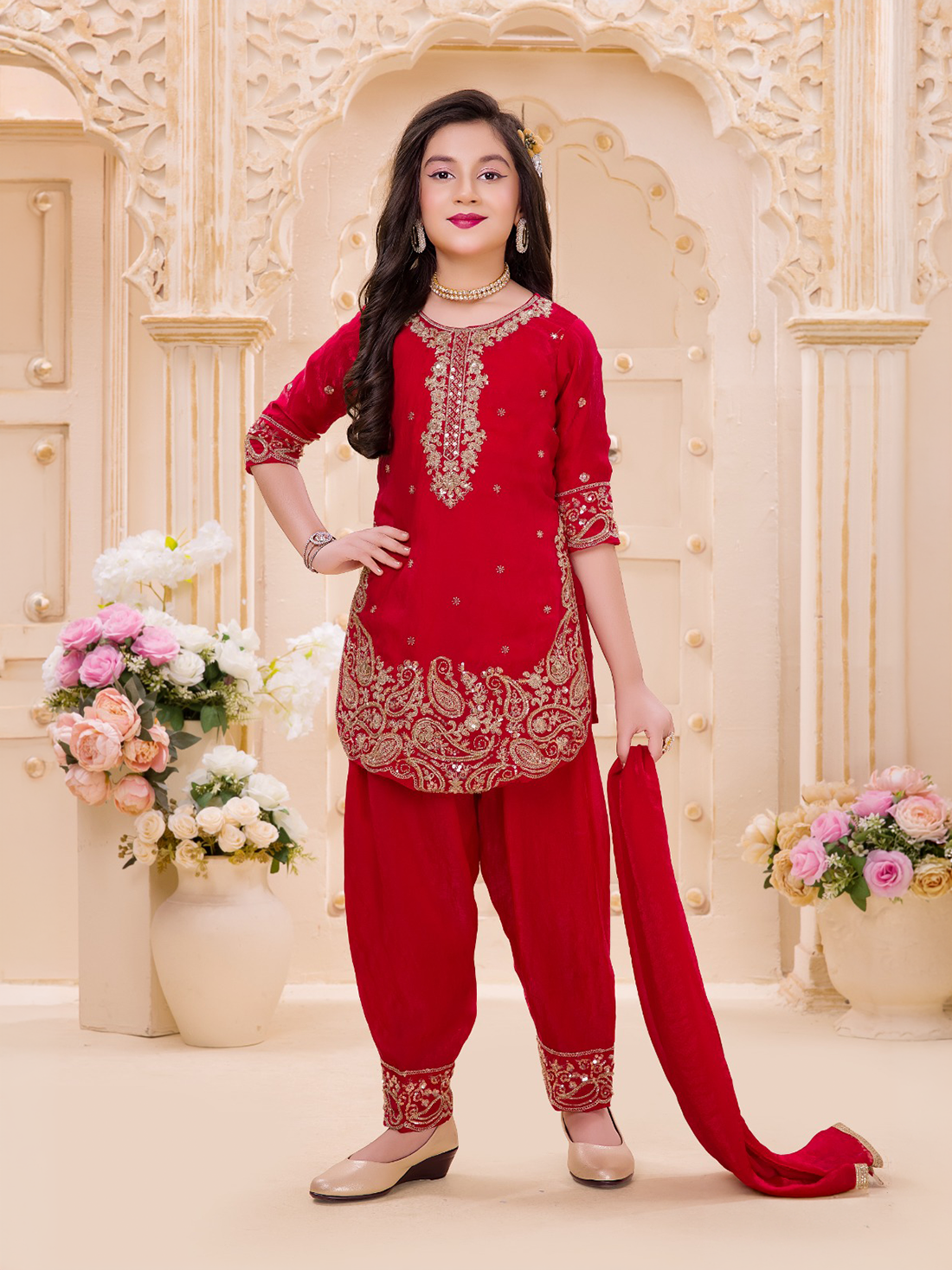 Mahi Tissue Patiala Suit
