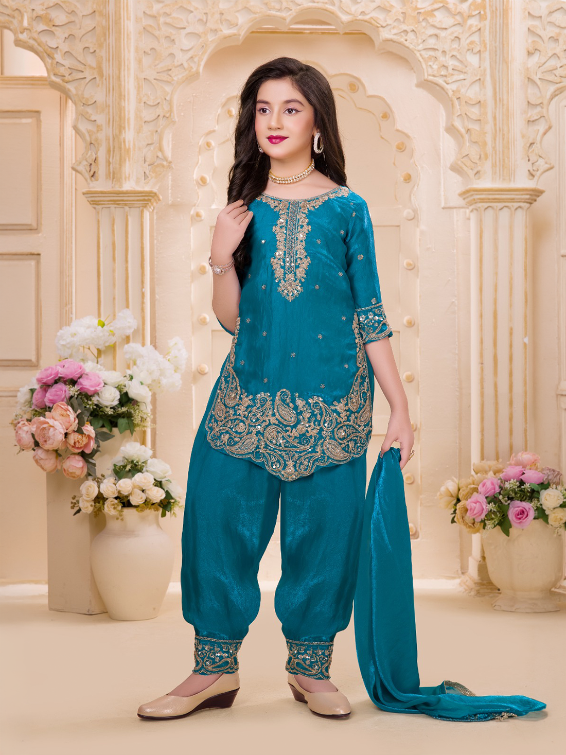 Mahi Tissue Patiala Suit