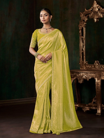 Radhya Silk Embroidered Saree