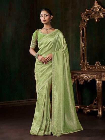 Radhya Silk Embroidered Saree