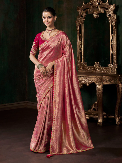 Radhya Silk Embroidered Saree