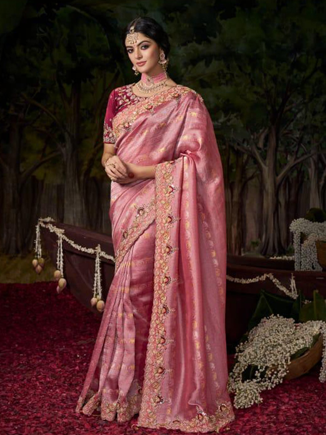 Avni Silk Zari Saree