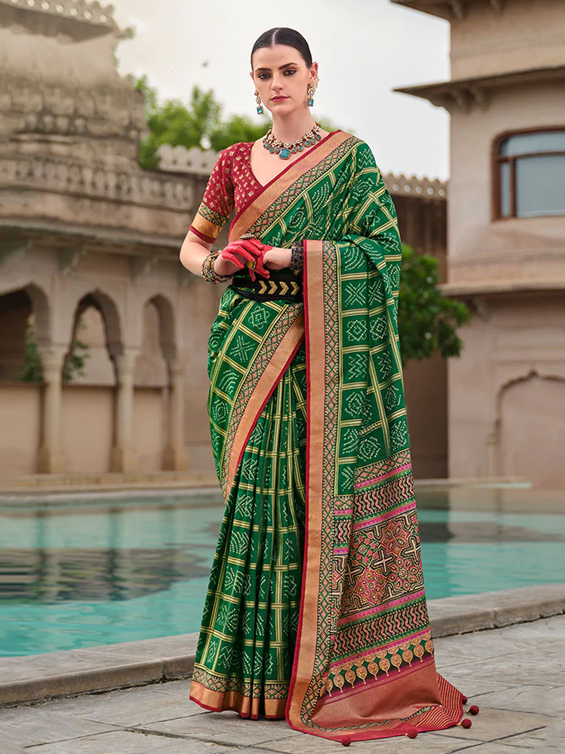 Aradhya Silk Printed Saree