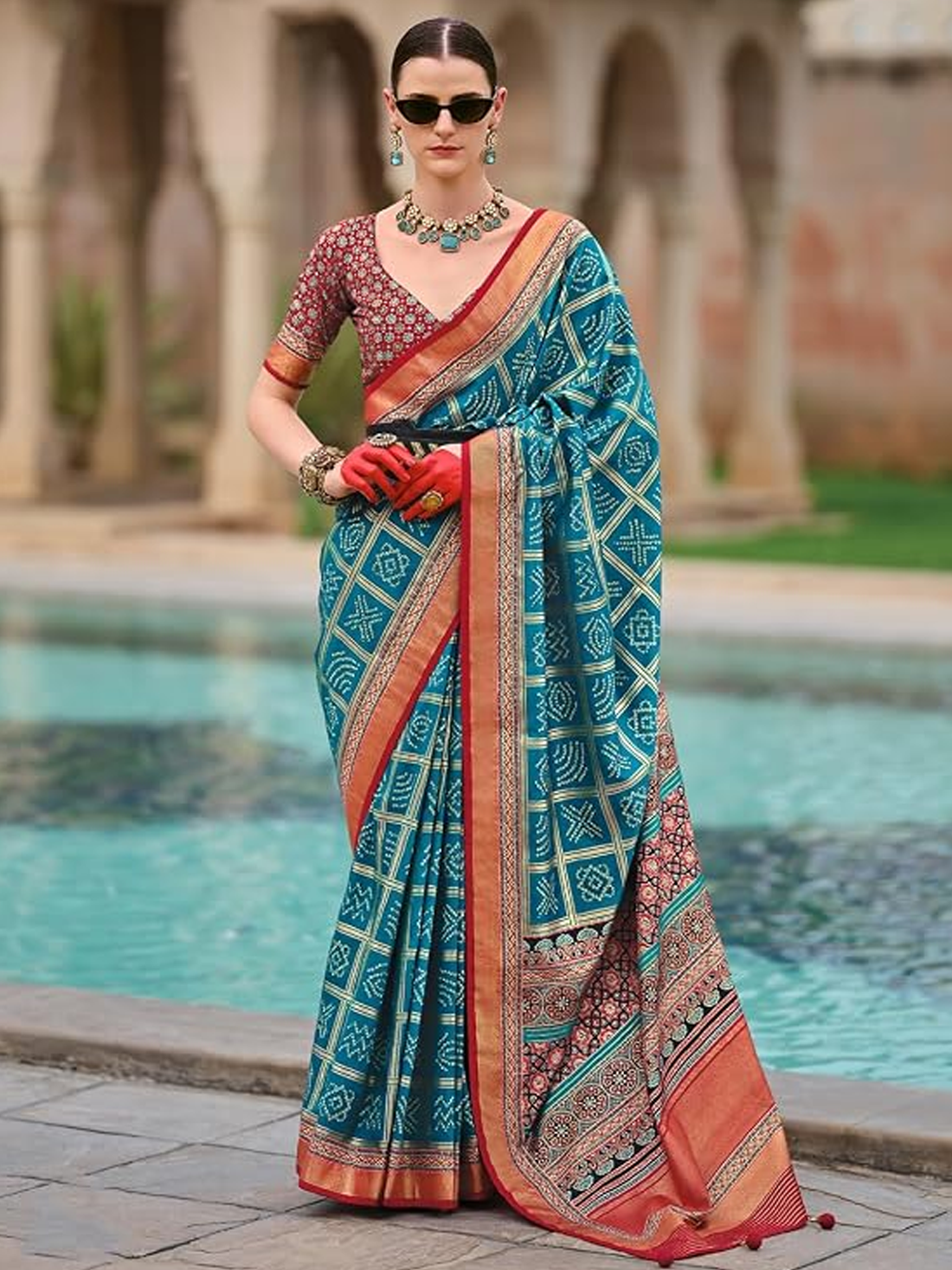 Aradhya Silk Printed Saree