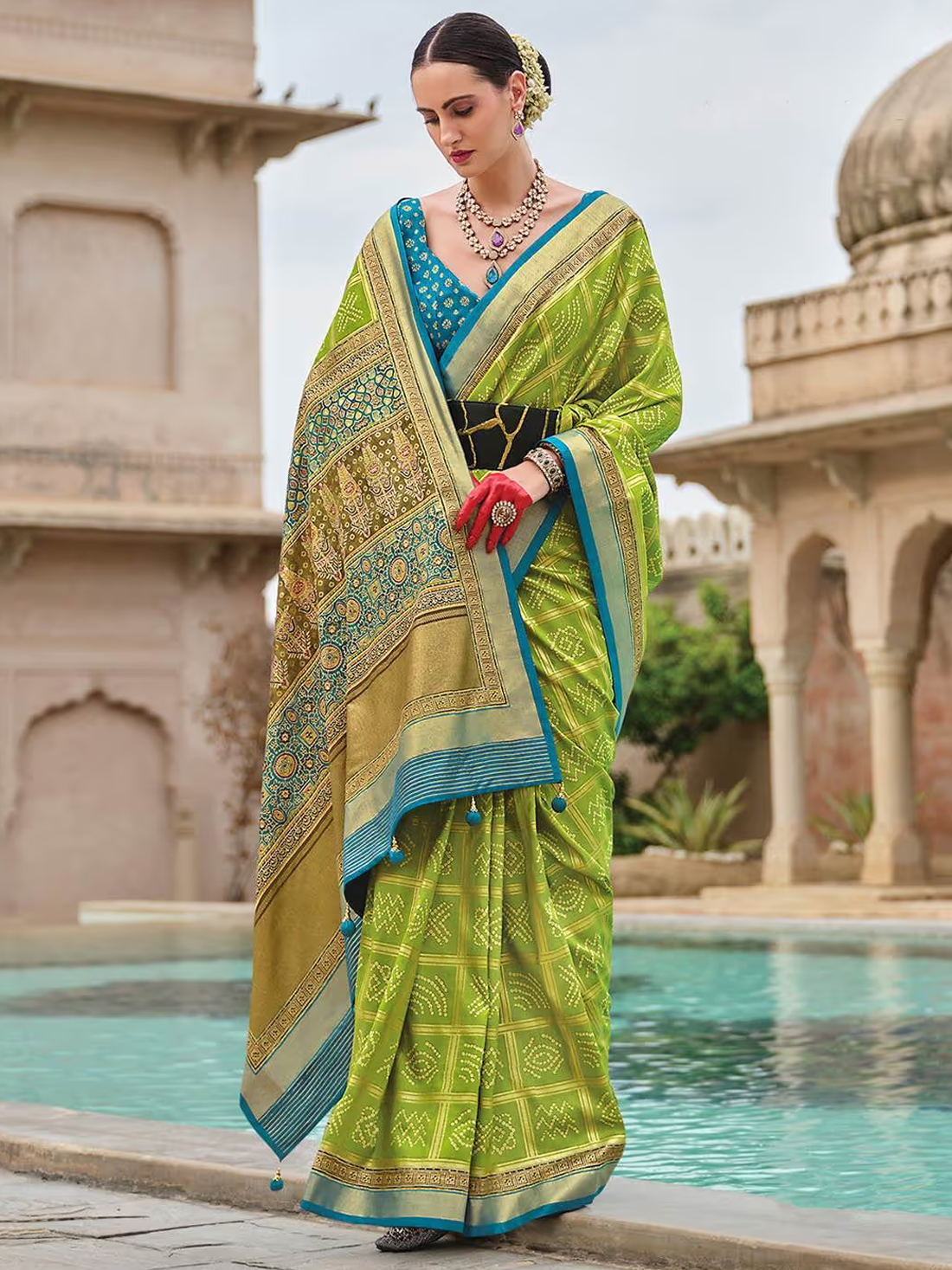 Aradhya Silk Printed Saree