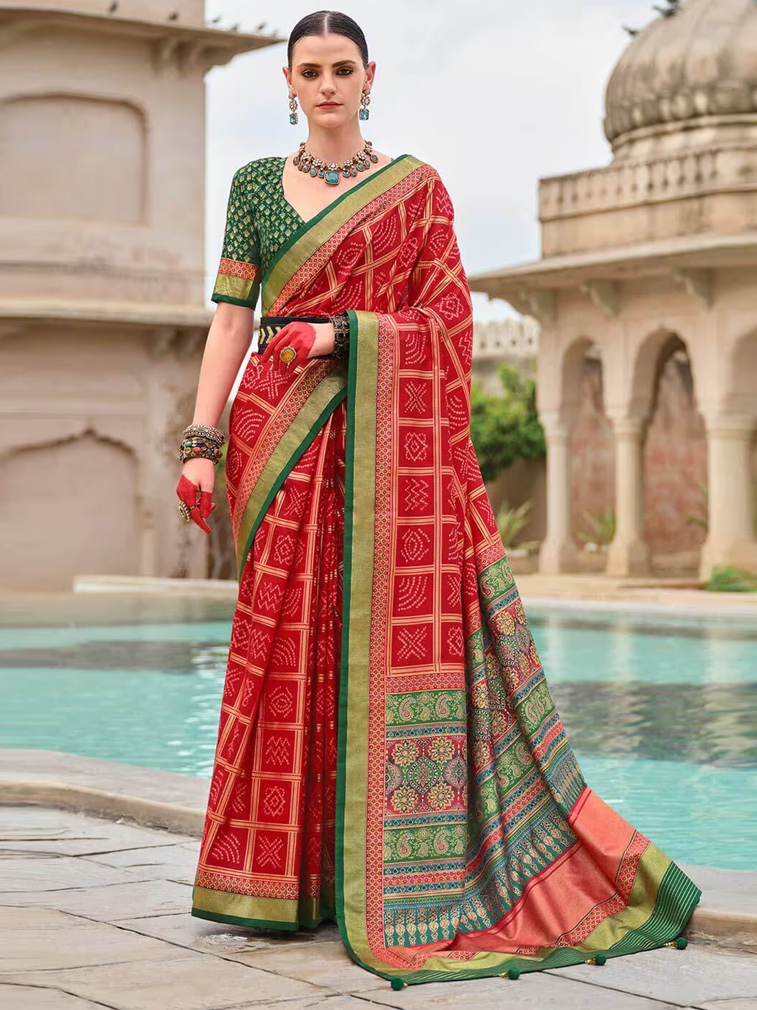 Aradhya Silk Printed Saree