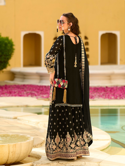 Zoya Silk Palazzo Suit