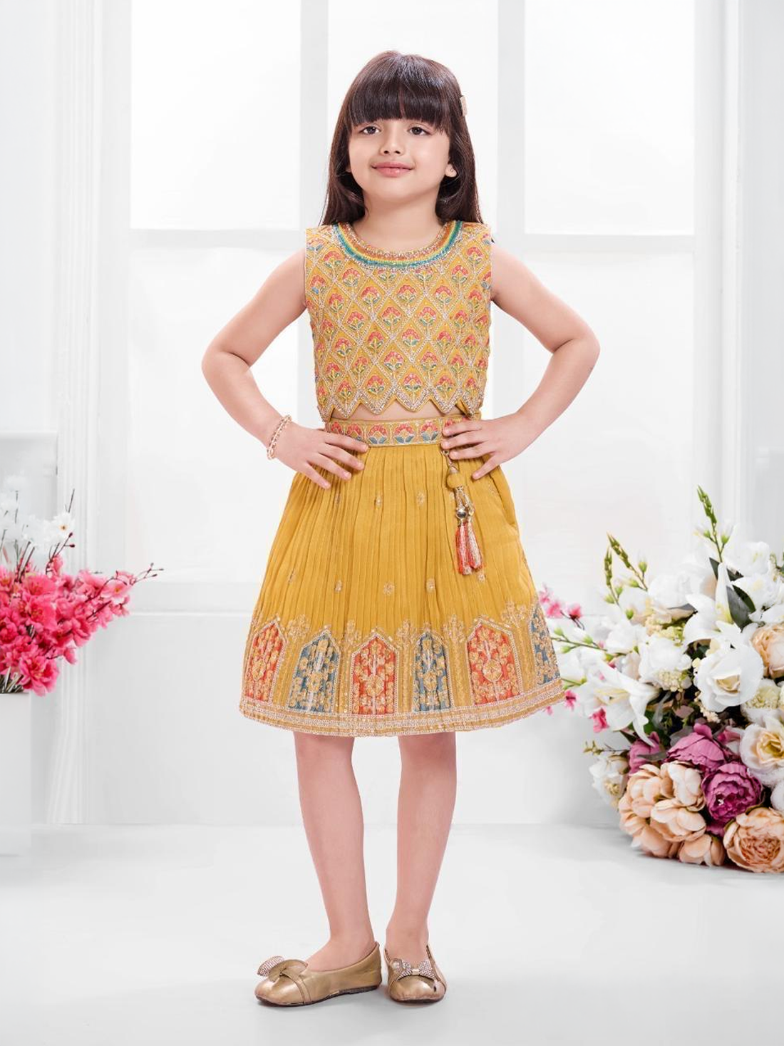 Diya Silk Skirt &amp; Top