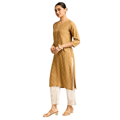 Elina Printed Straight-cut Kurti