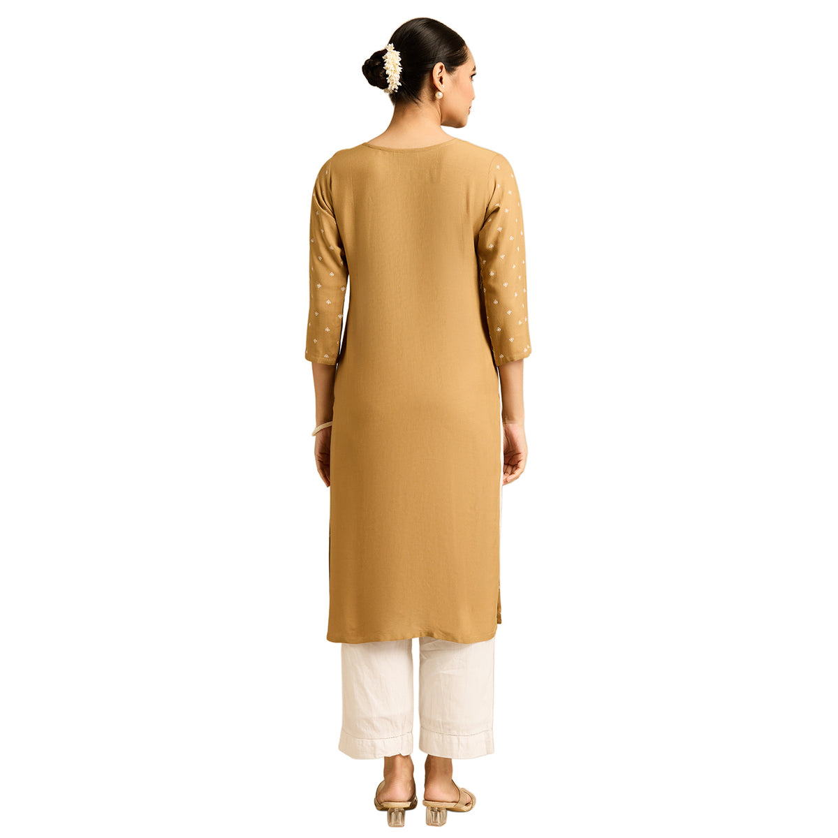Elina Printed Straight-cut Kurti
