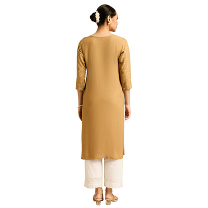 Elina Printed Straight-cut Kurti