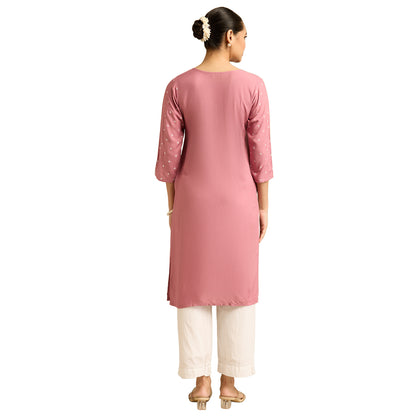 Elina Printed Straight-cut Kurti