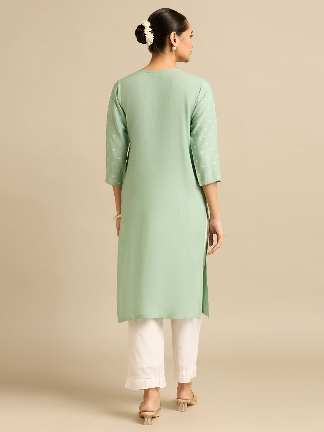 Elina Printed Straight-cut Kurti