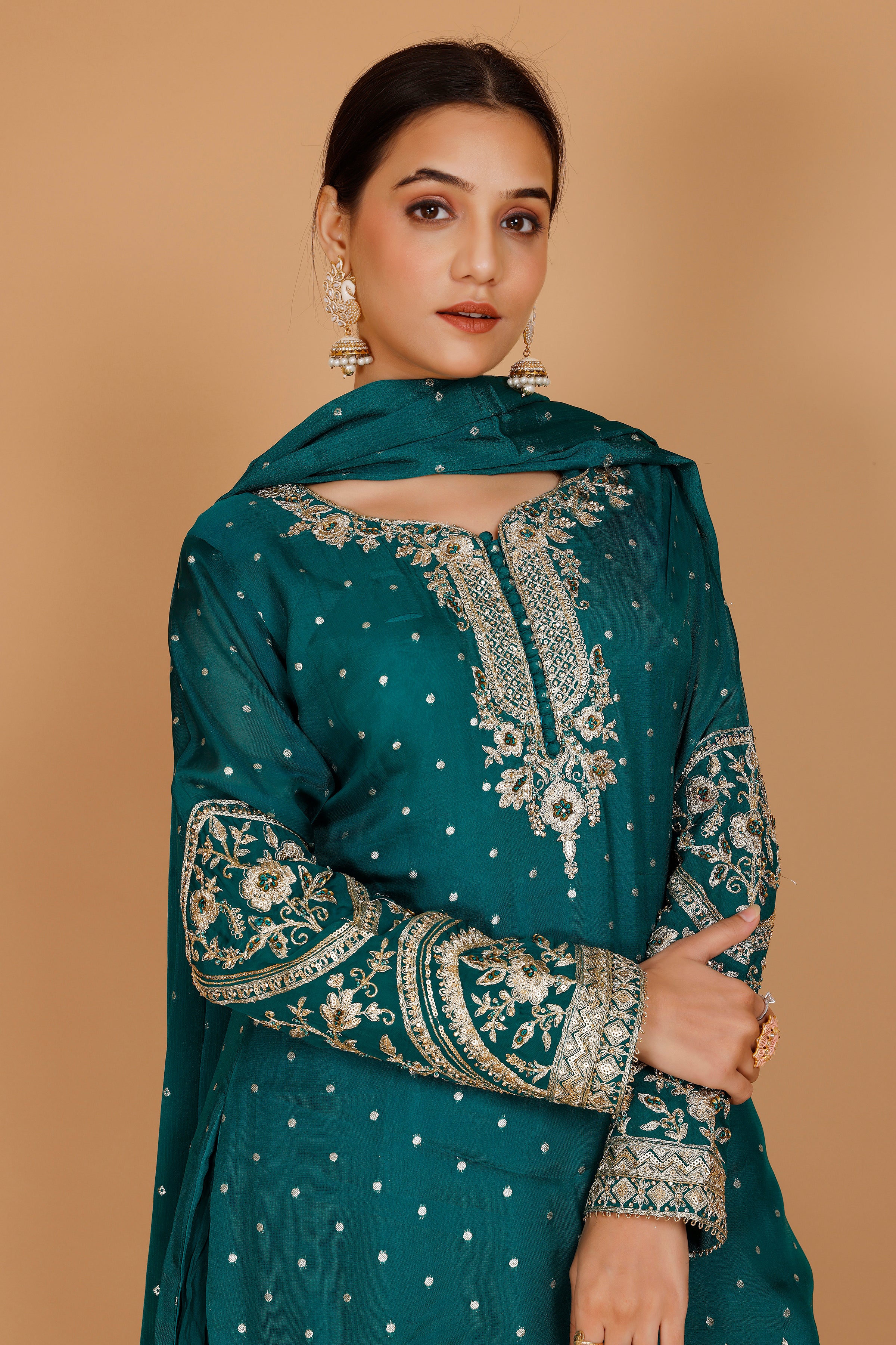 Tiyana Palazoo Suit - Roop Darshan