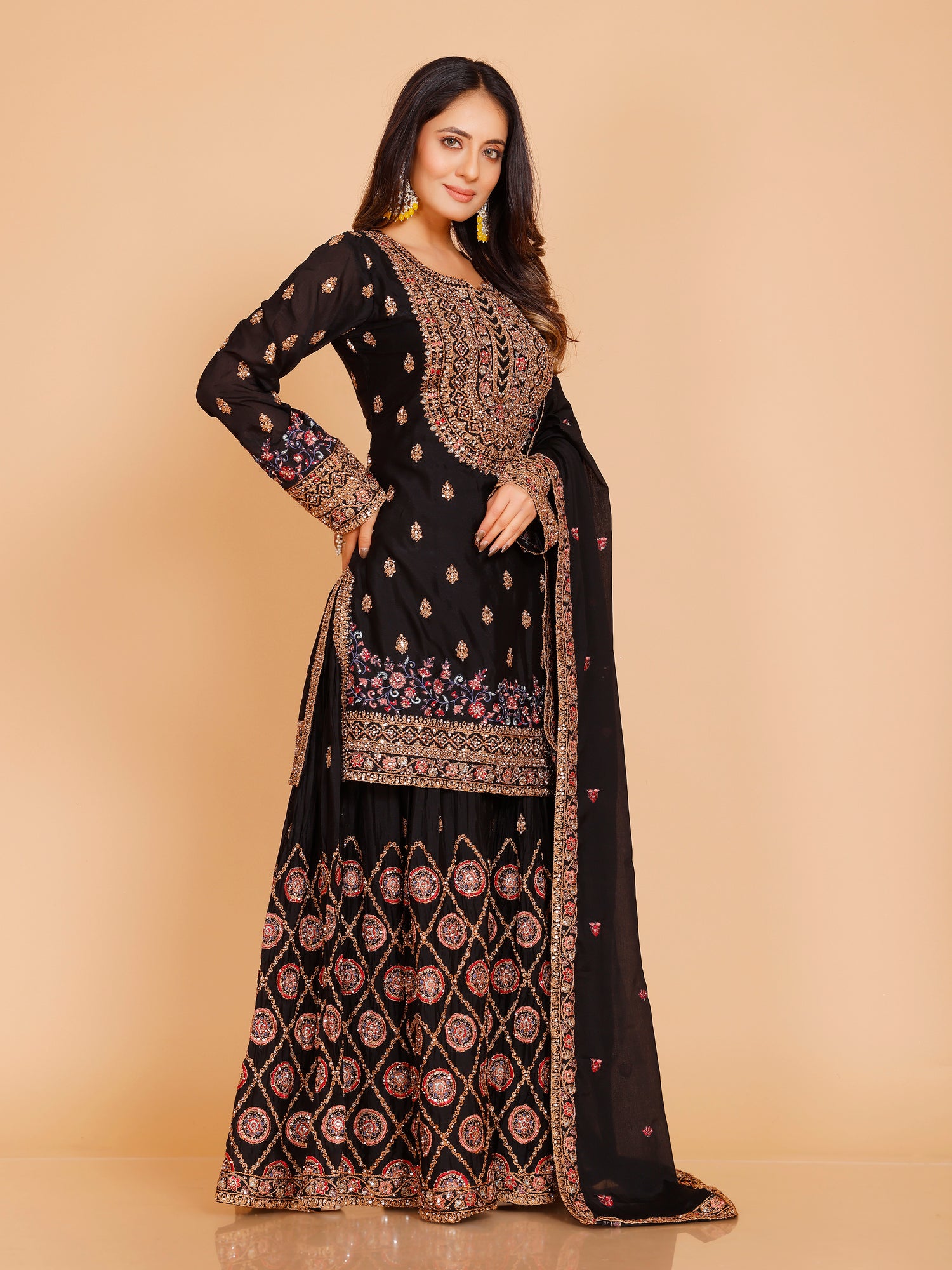 Divya Palazzo Suit