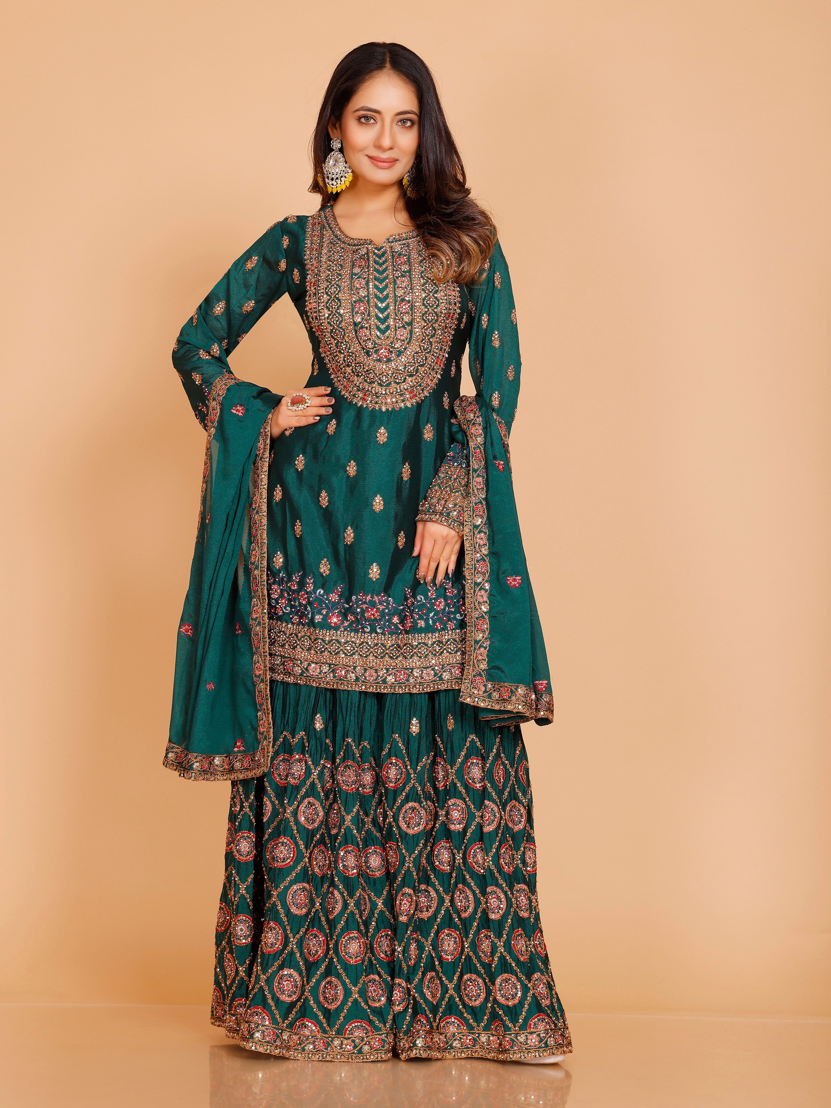 Divya Palazzo Suit