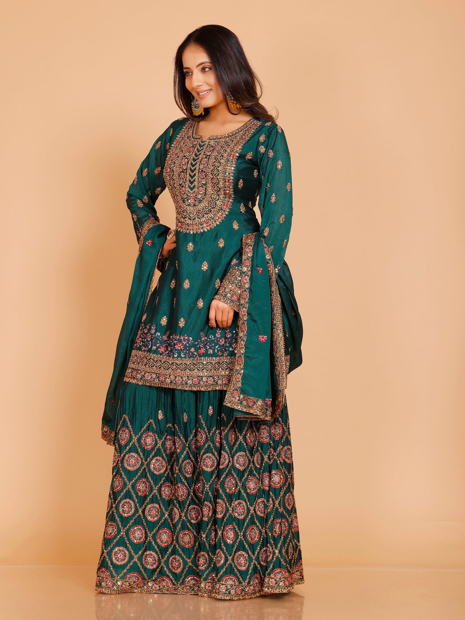 Divya Palazzo Suit